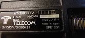Mitsubishi MT-399FOR6A -  data label