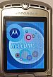 Motorola RAZR V3 Pink display